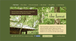 Desktop Screenshot of forestretreat.com
